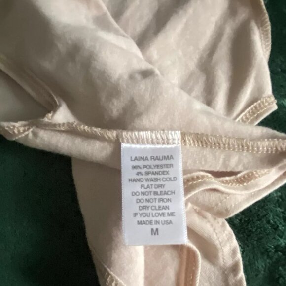 Laina Rauma Sold-Out RELAXED THONG BODYSUIT / LATTE - MEDIUM - Picture 9 of 11